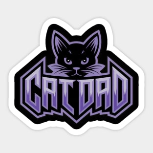 Cat Dad Sticker